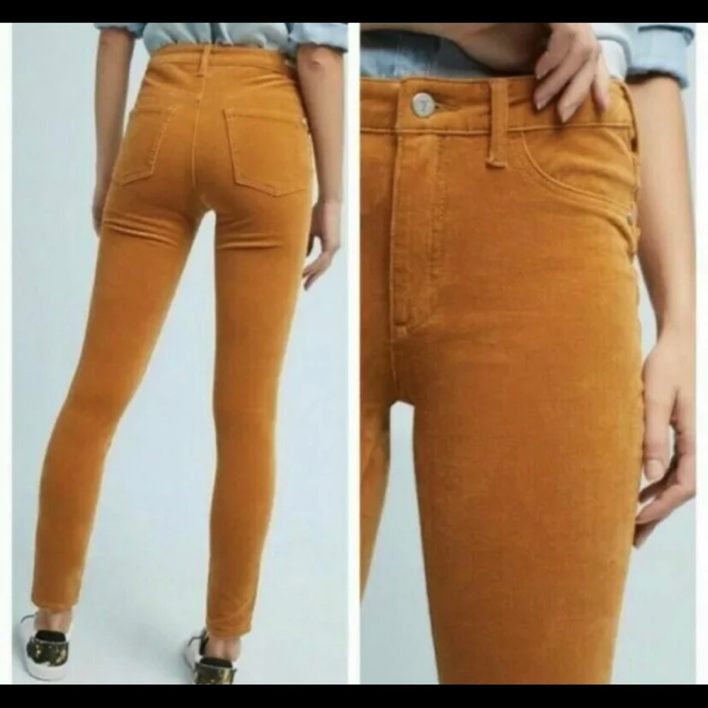Anthropologie Pilcro and the Letterpress Stet Corduroy Jeans Pants Size 27